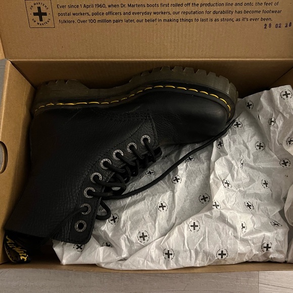 Dr. Martens Black Leather Boots - Picture 10 of 13